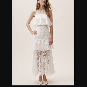 Bhldn ML Monique Lhuillier Dalynn Dress Size 4